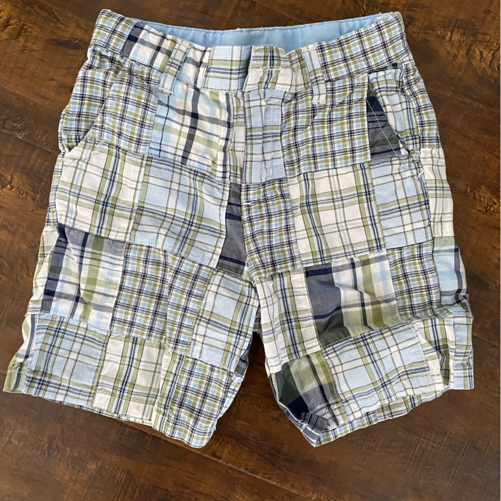 JANIE AND JACK plaid shorts size 18-24 months. Like new.